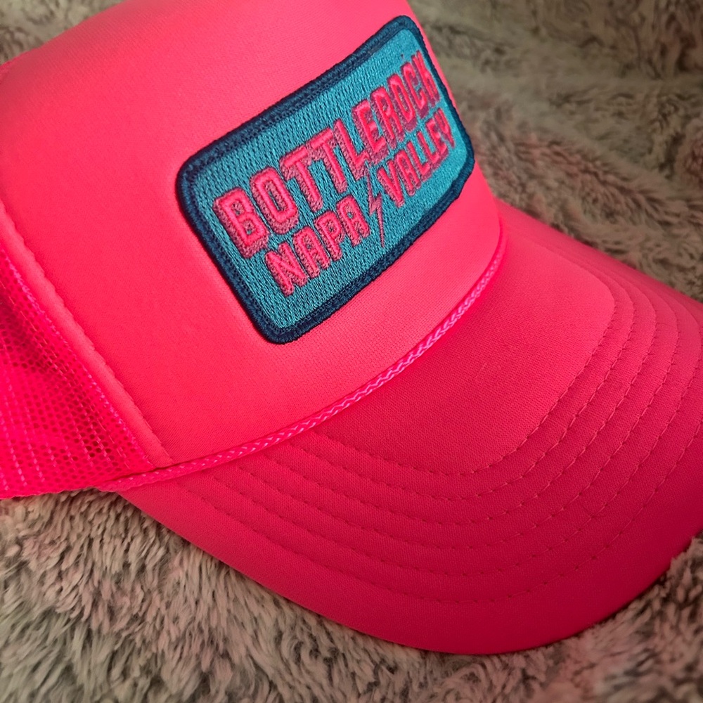 Aviator Nation Pink and Blue Trucker Hat